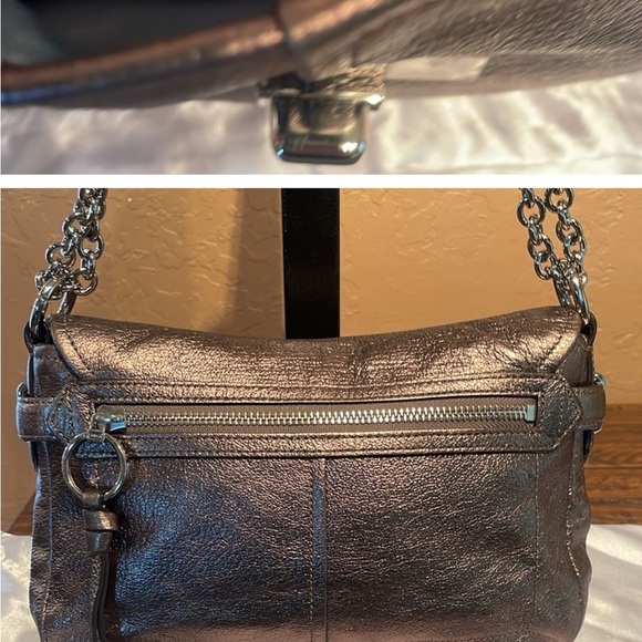 Coach Chelsea Metallic Chain Strap Shoulder Bag/ COA - Picture 14 of 15